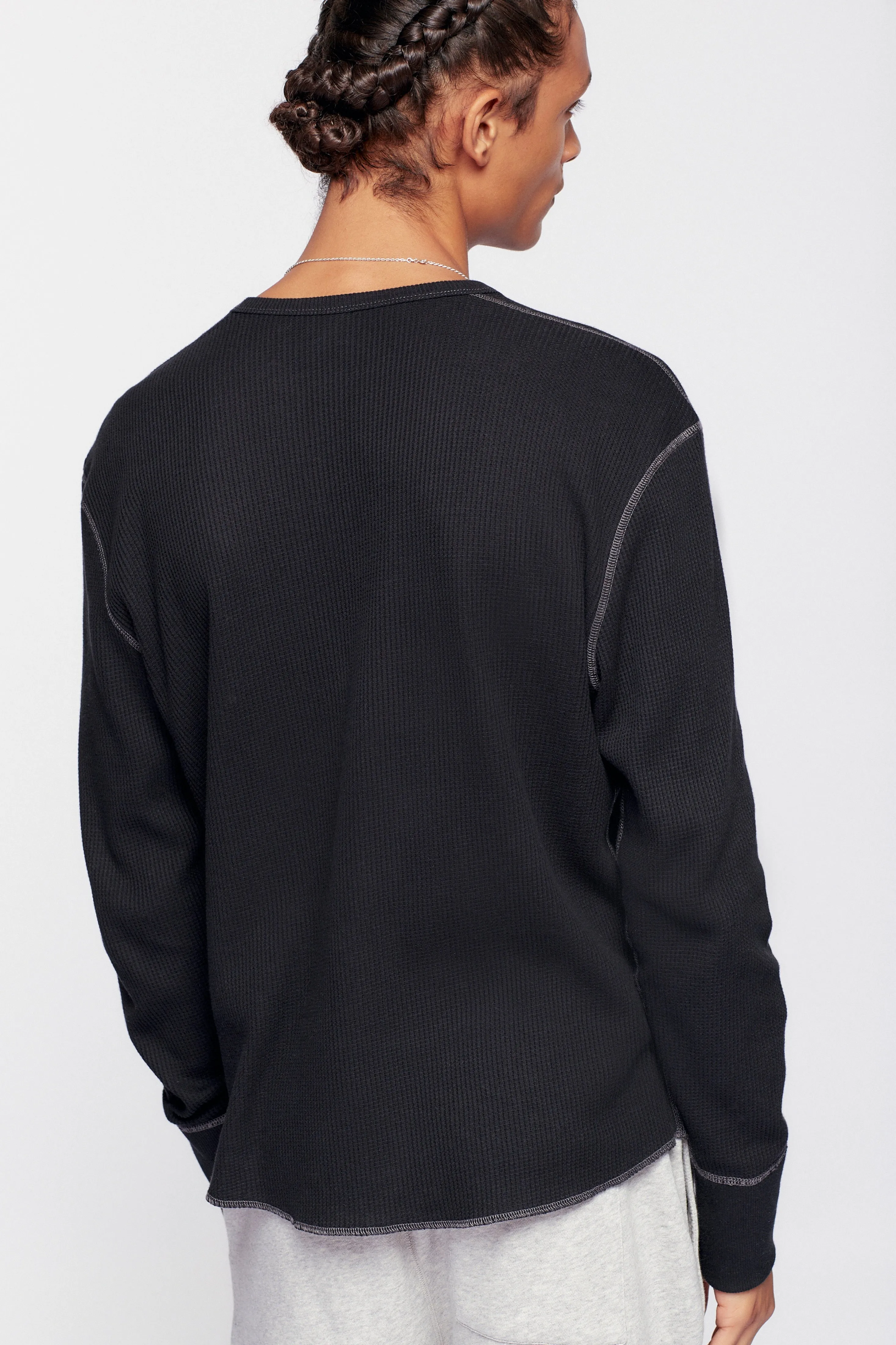 Men's Atlas Crew Longsleeve in Black