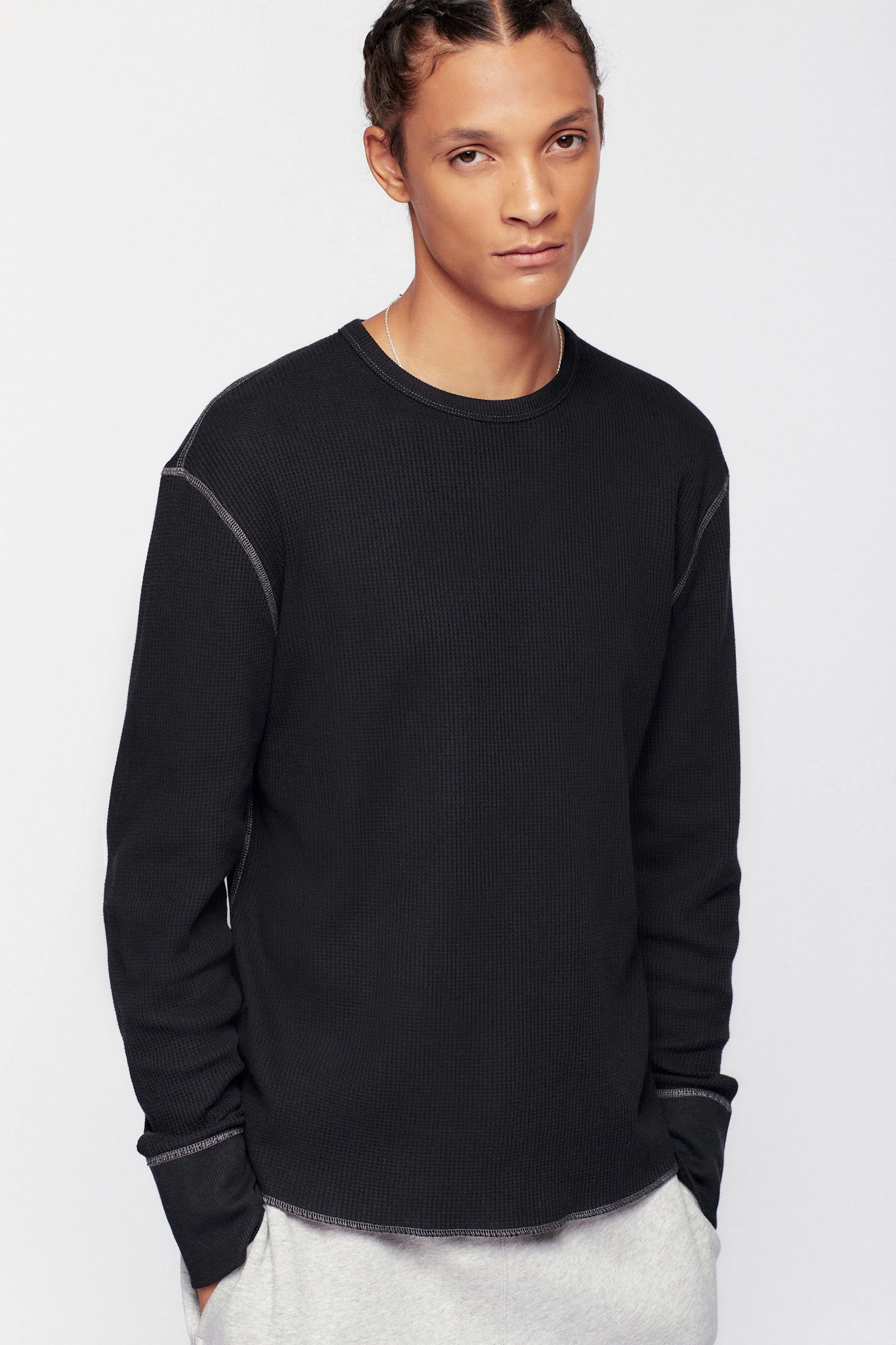 Men's Atlas Crew Longsleeve in Black