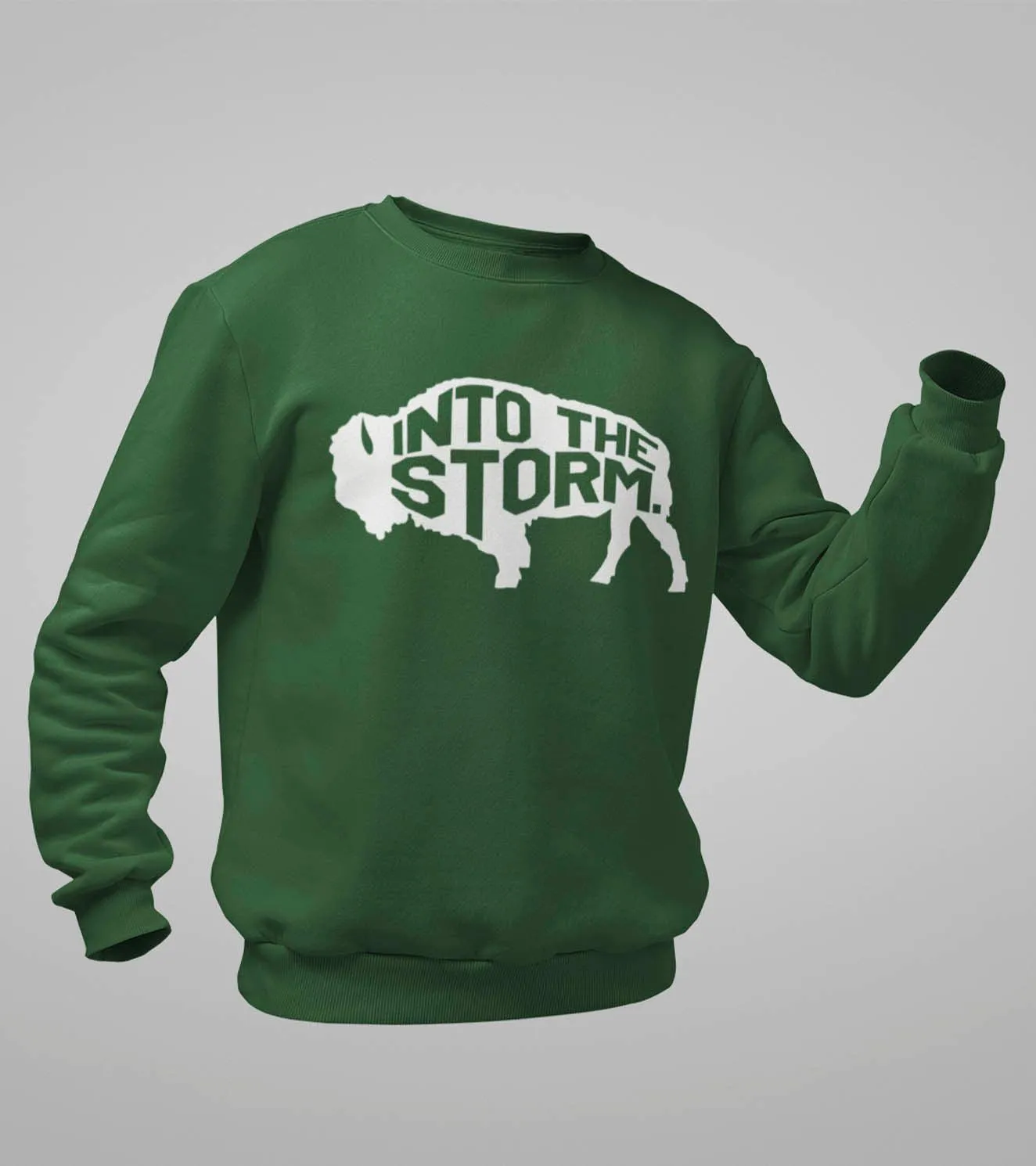 Men's Into the Storm Sweatshirt (Green)