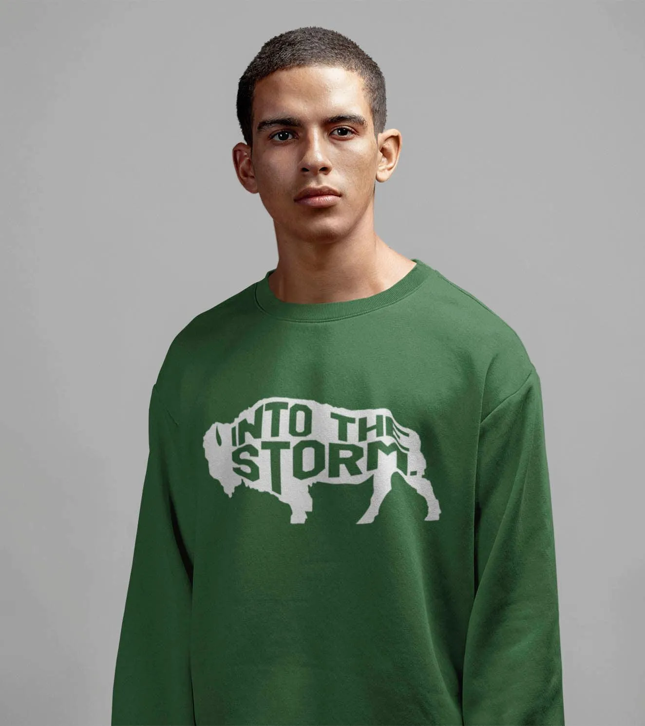 Men's Into the Storm Sweatshirt (Green)