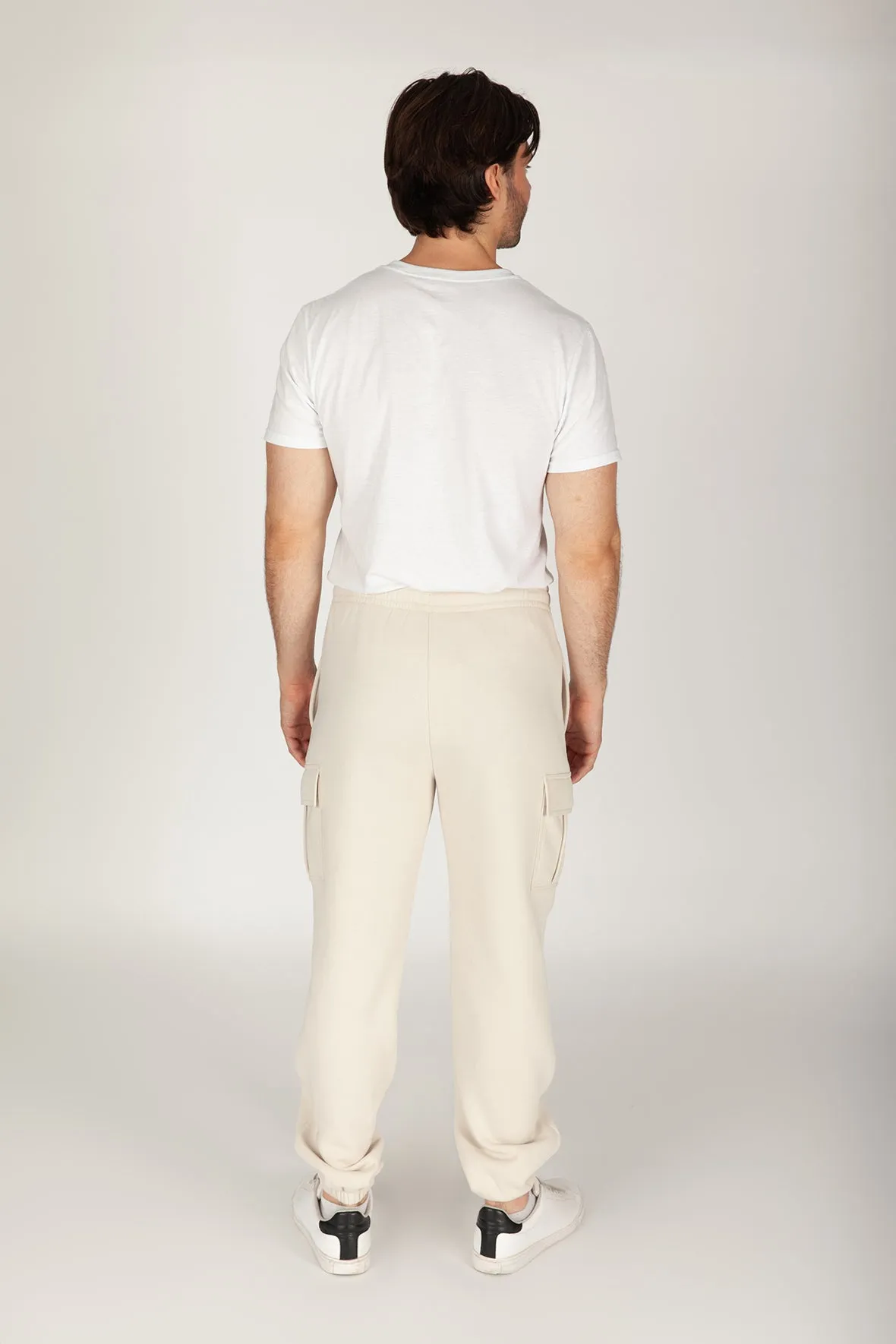 Men's Nova cargo joggers in bone