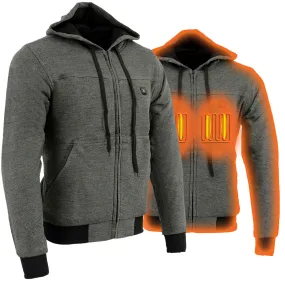 Men’s Zipper Front Heated Hoodie w/ Front & Back Heating Element’s