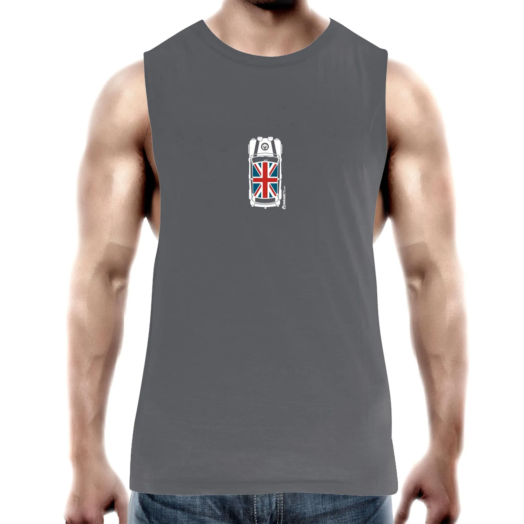 Mini in Colour Top View Mens Barnard Tank Top Tee