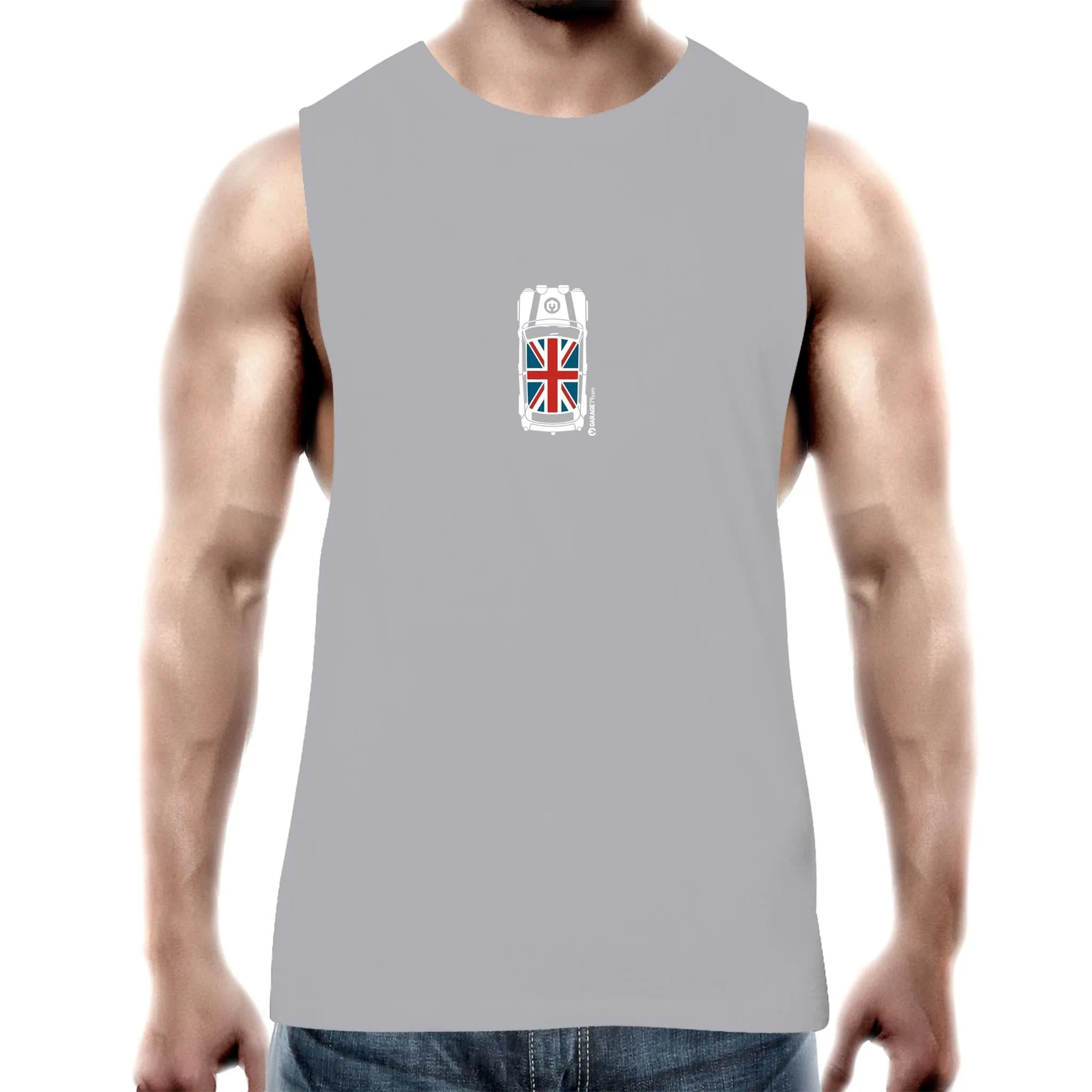 Mini in Colour Top View Mens Barnard Tank Top Tee