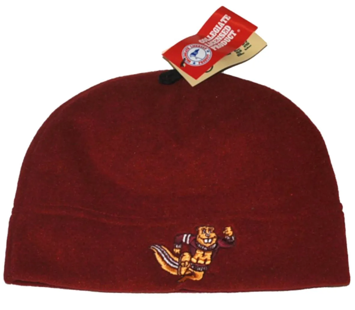 Minnesota Golden Gophers GII Embroidered Logo Maroon Fleece Cap Hat Beanie