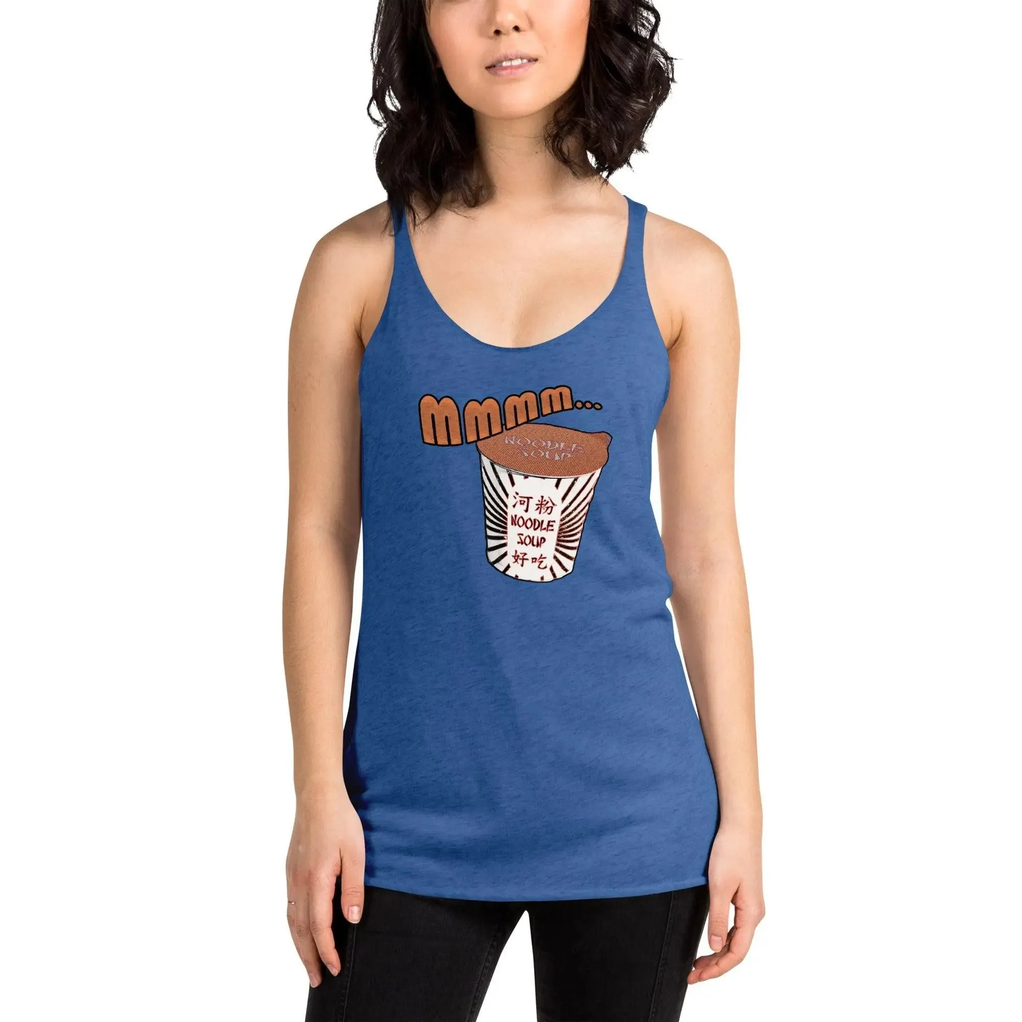 Mmm, Noodle Soup Women's Racerback Tank