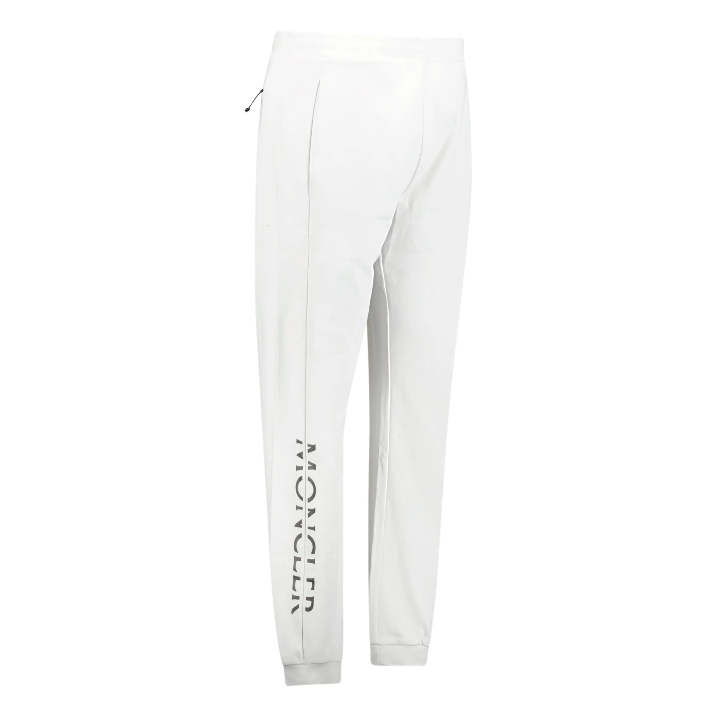 MONCLER SPLIT LOGO SWEATPANTS WHITE