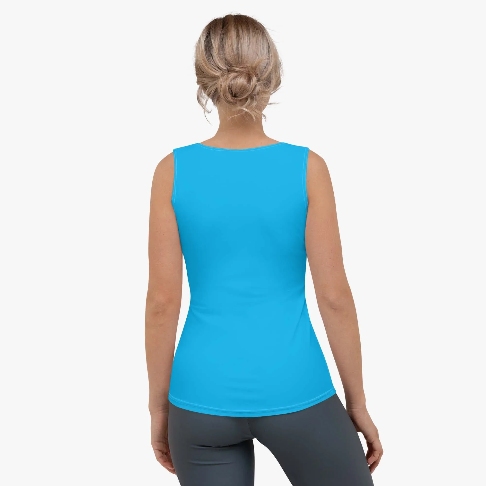 Monochrome Flex Vest Cyan