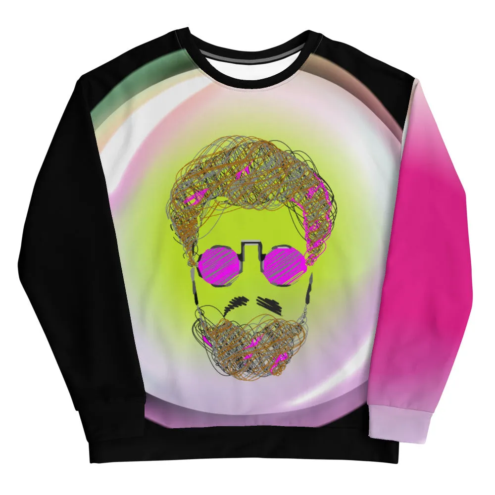 'Neon Hipster' Unisex Sweatshirt