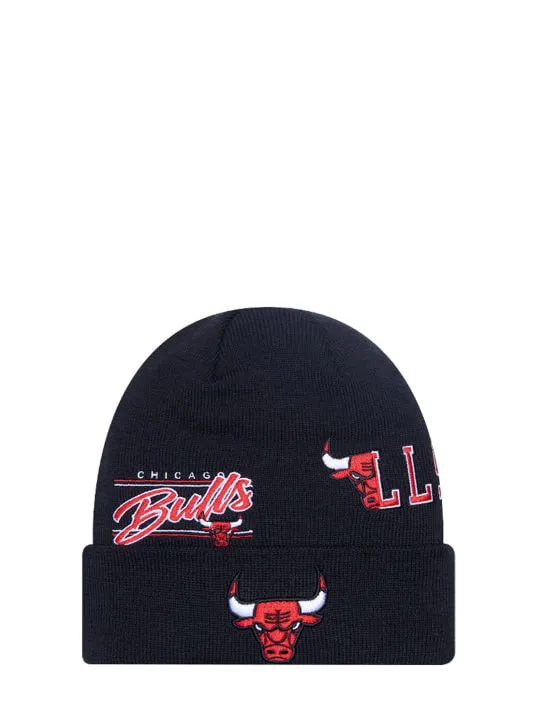 New Era   Multi-patch Chicago Bulls beanie 