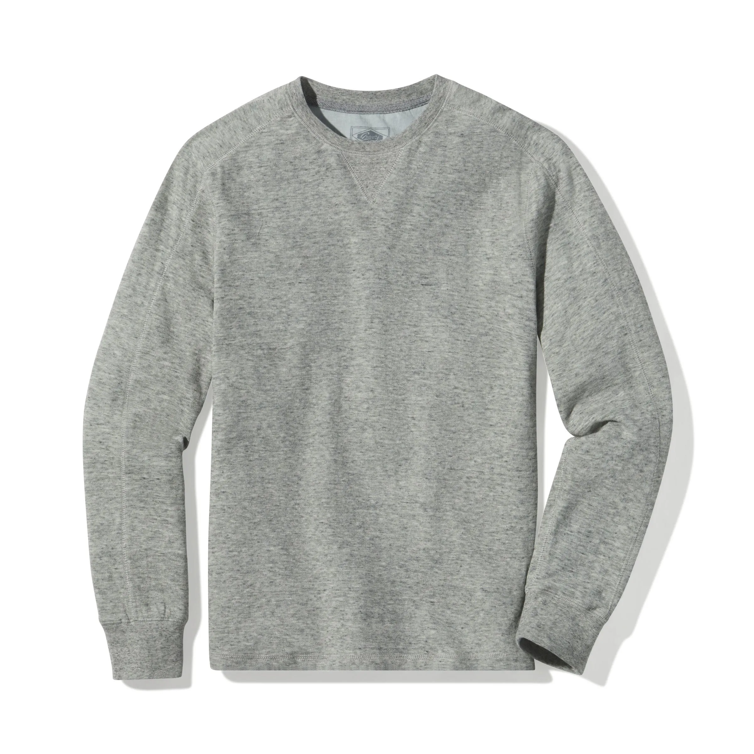 New Windsor Double Cloth Crew - Gray Heather