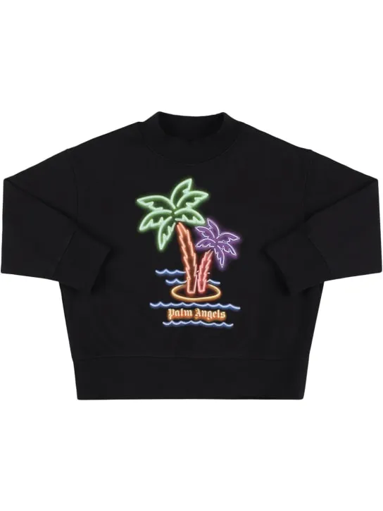 Palm Angels   Neon Palms crewneck sweatshirt 