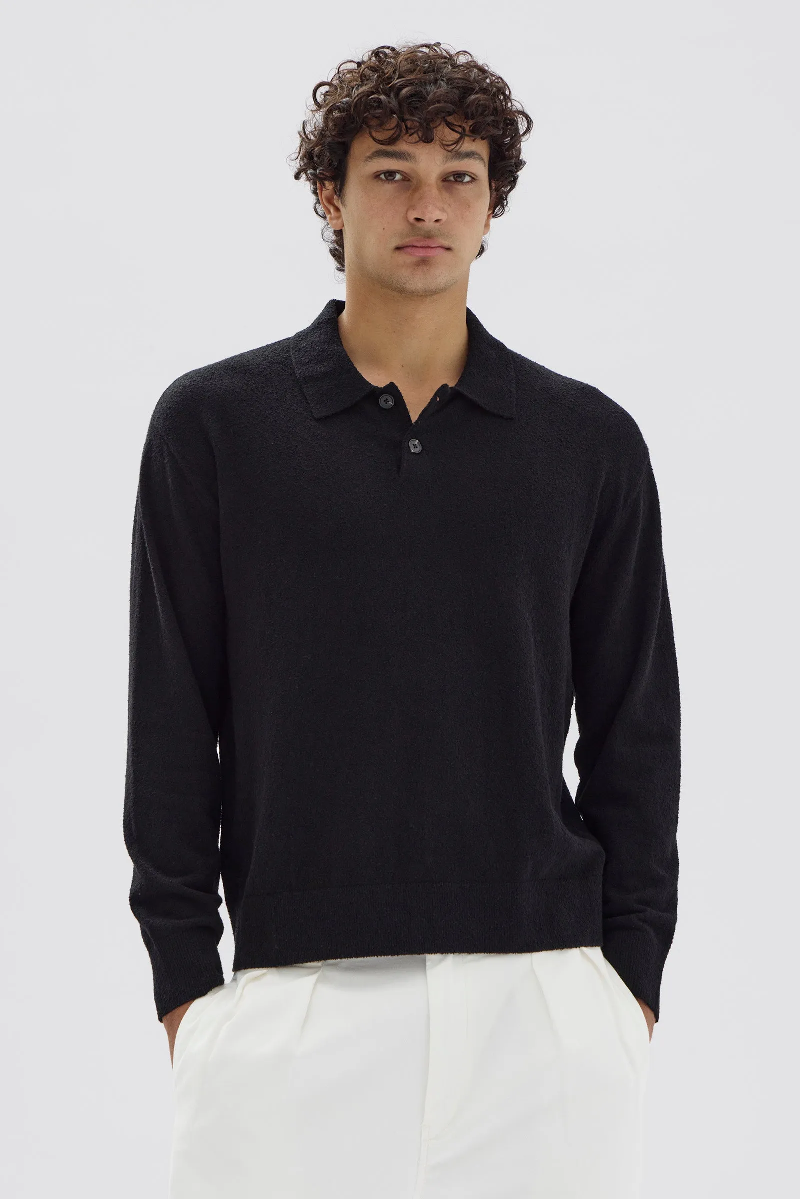 Paul Textured Knit Polo