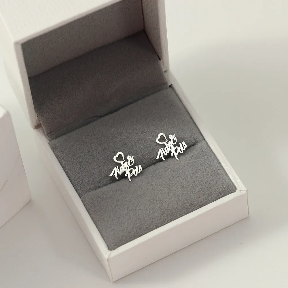 Personalized Charms Earrings