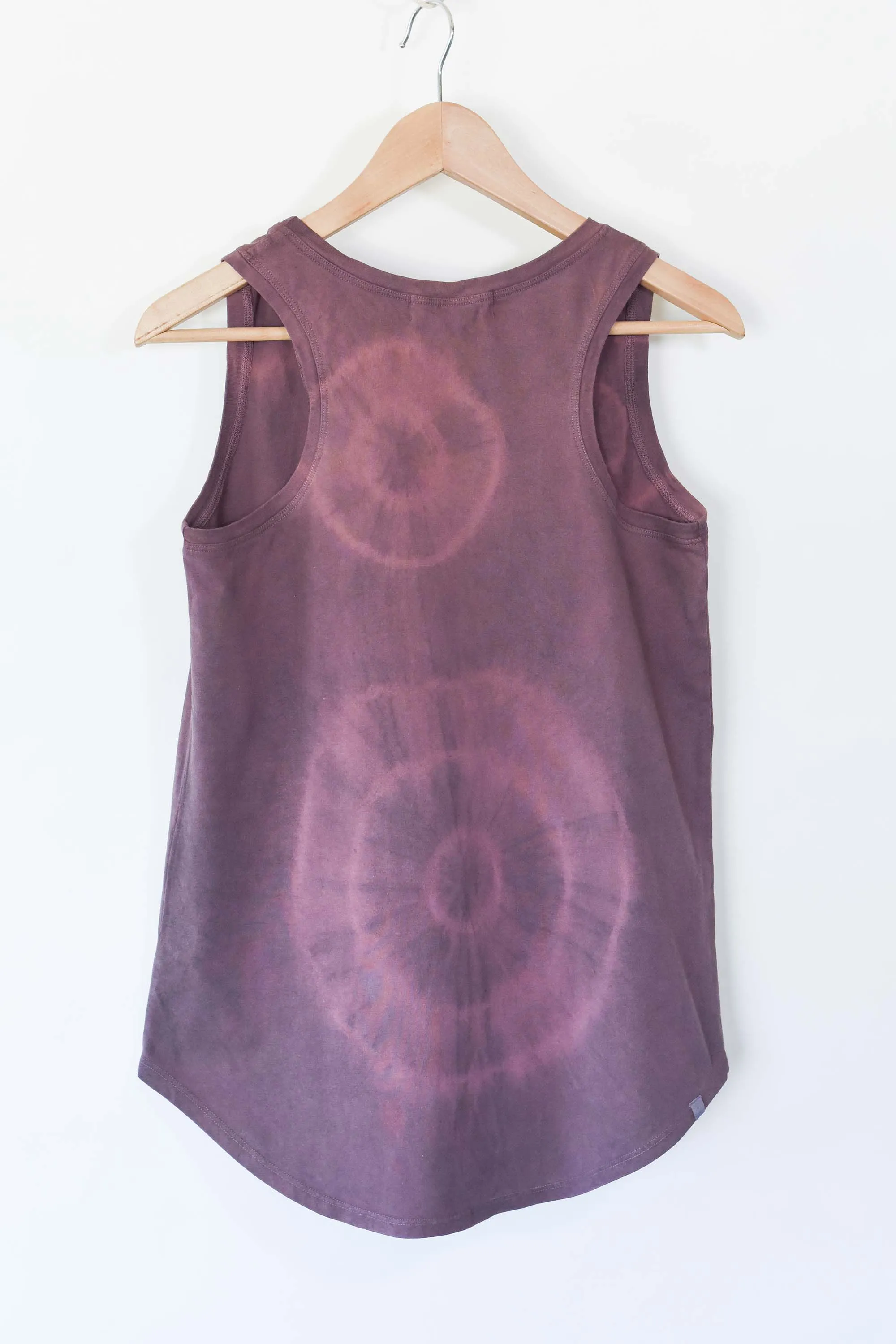 Plant-dyed Racerback (Purple Tie Dye)