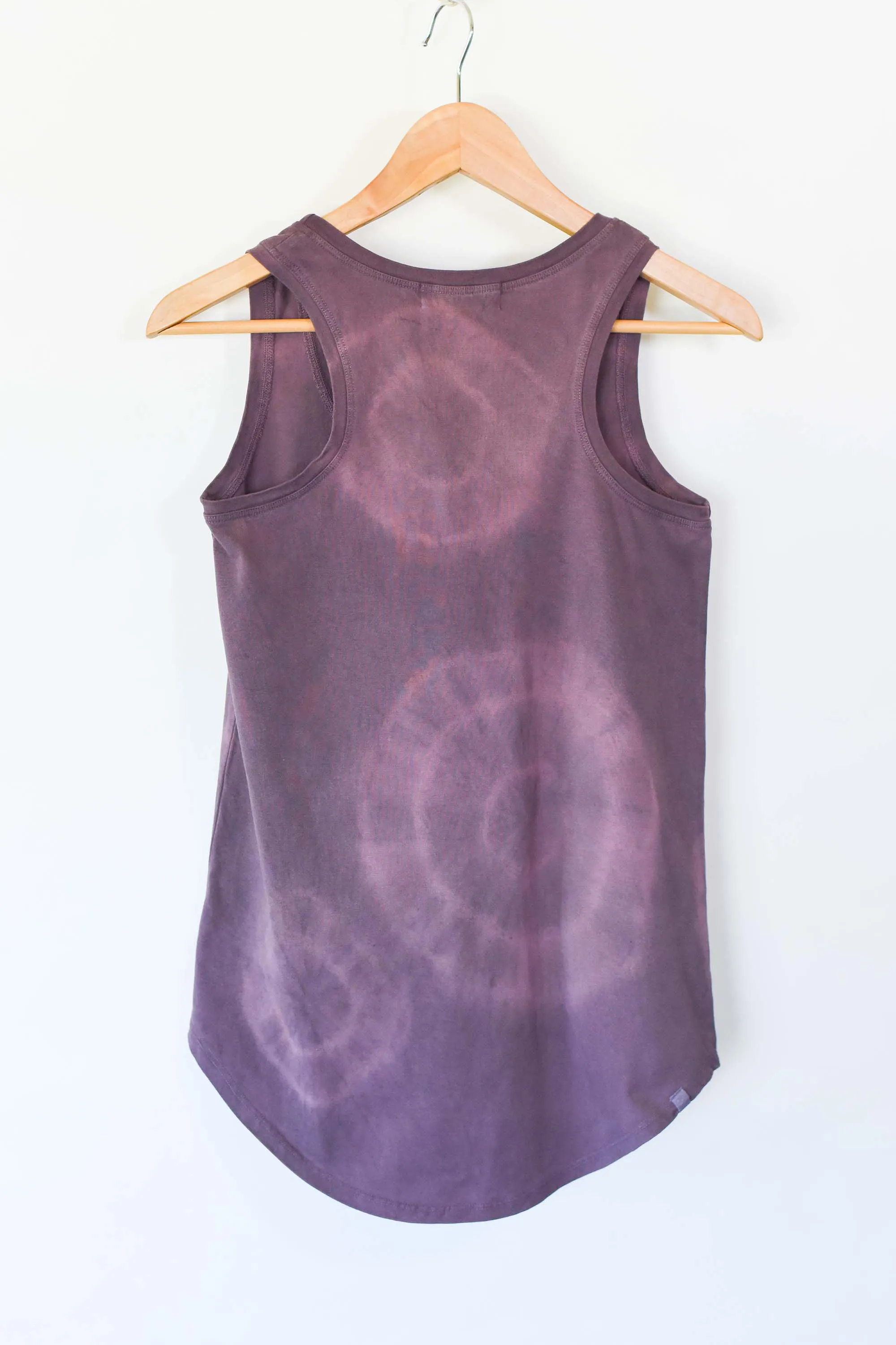 Plant-dyed Racerback (Purple Tie Dye)