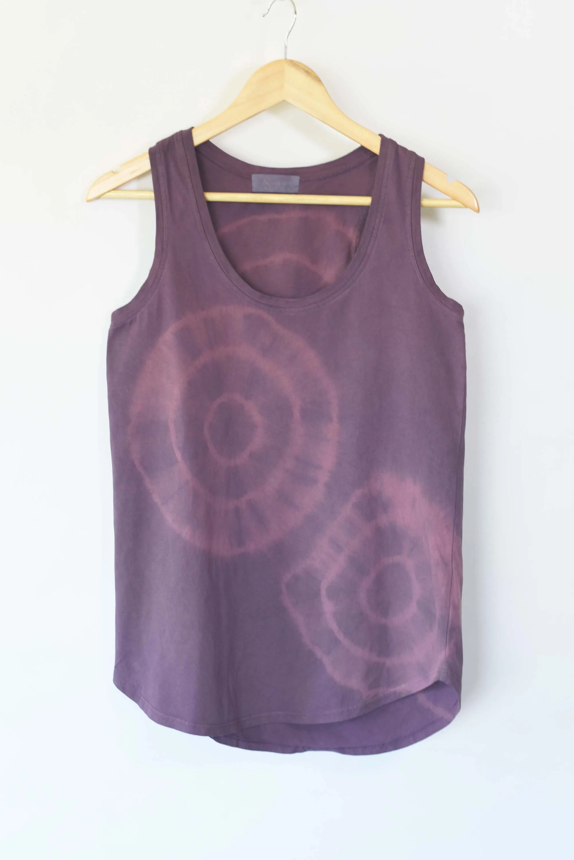 Plant-dyed Racerback (Purple Tie Dye)