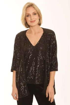 Pomodoro Clothing Sequin Jacket 62352