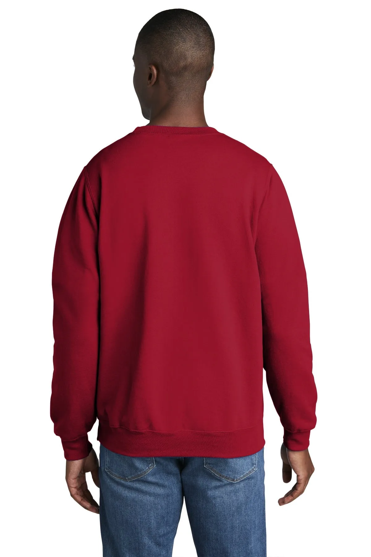 Port & Company Core Fleece Branded Sweatshirts, Red