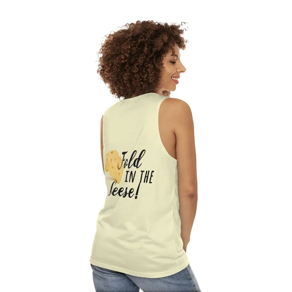 "Fold In The Cheese" Unisex Tank Top - Schitt's Creek Inspired