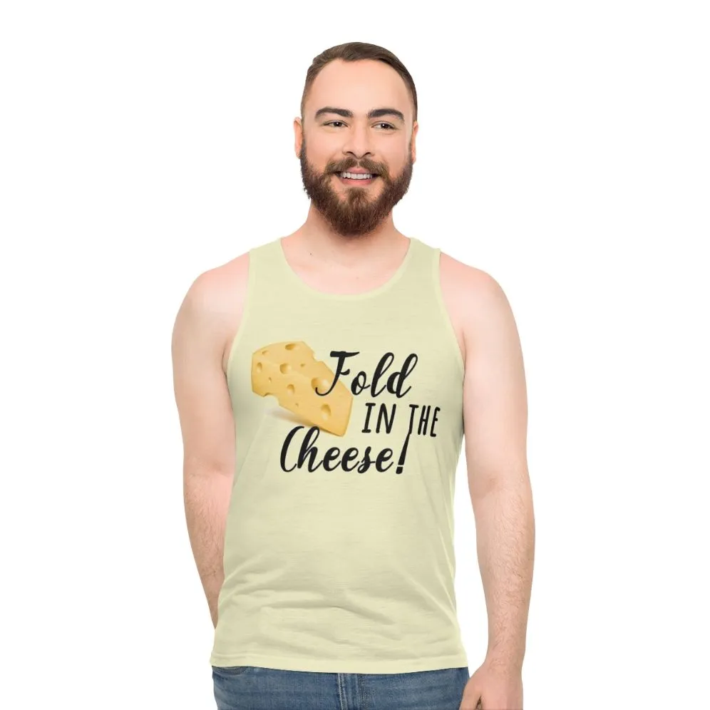 "Fold In The Cheese" Unisex Tank Top - Schitt's Creek Inspired