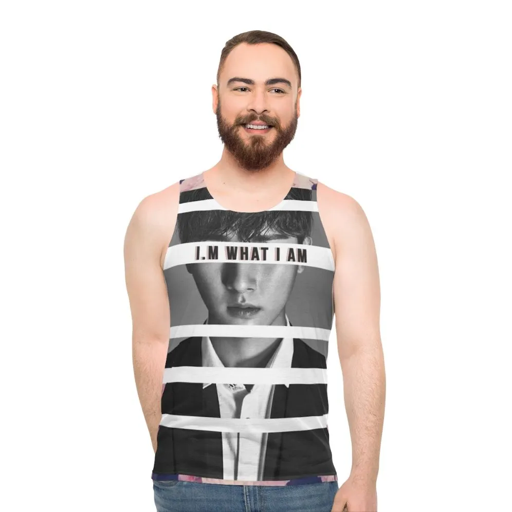 "I Am What I Am" Unisex Tank Top | Monsta X Changkyun Graphic Tee