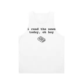 "I Read The News" Unisex Beatles Inspired Tank Top