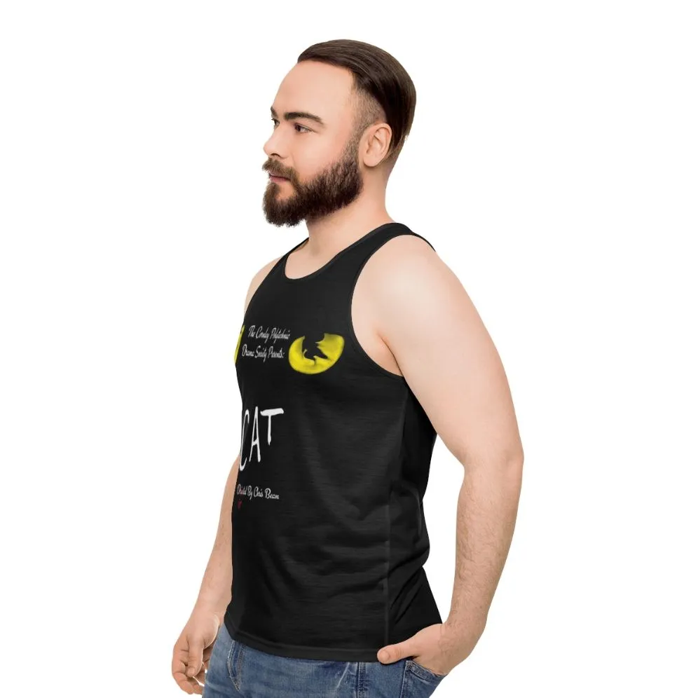 "Play That Goes Wrong" Inspired Unisex Cat Tank Top