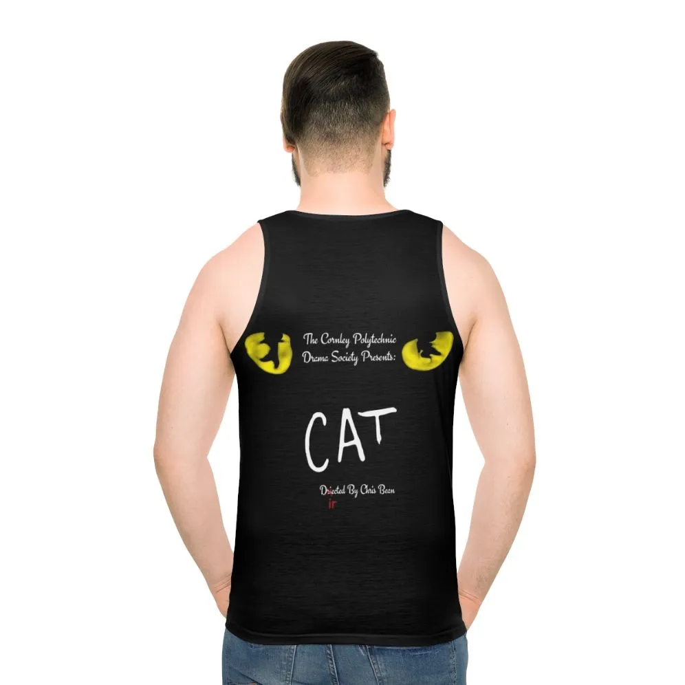 "Play That Goes Wrong" Inspired Unisex Cat Tank Top