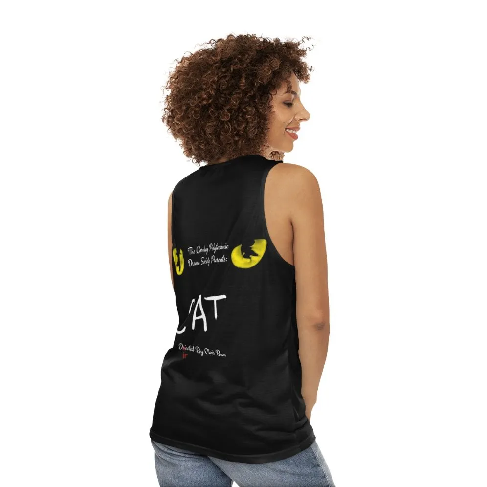 "Play That Goes Wrong" Inspired Unisex Cat Tank Top