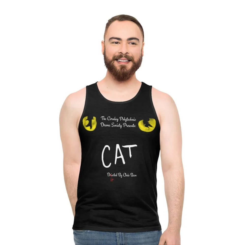 "Play That Goes Wrong" Inspired Unisex Cat Tank Top