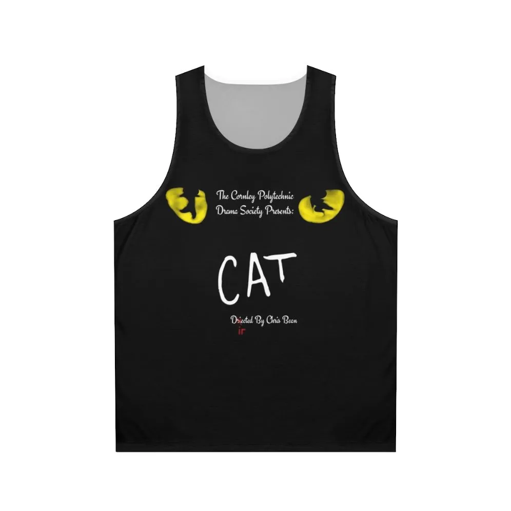 "Play That Goes Wrong" Inspired Unisex Cat Tank Top