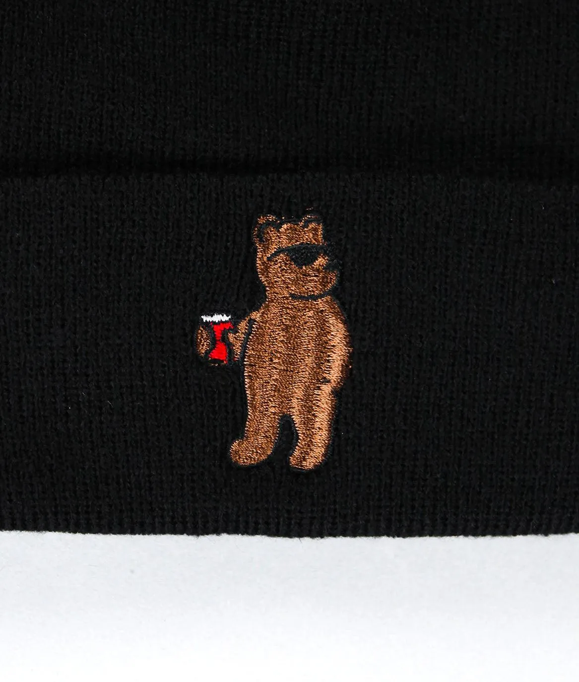 Riot Bear Embroidered Womens Beanie