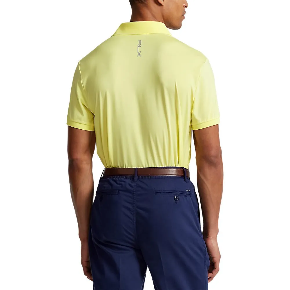 RLX Ralph Lauren Solid Airflow Performance Polo - Bristol Yellow