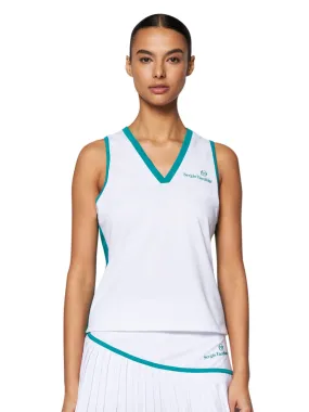 Sergio Tacchini Women's Vigentino Tennis V-Neck Tank Top