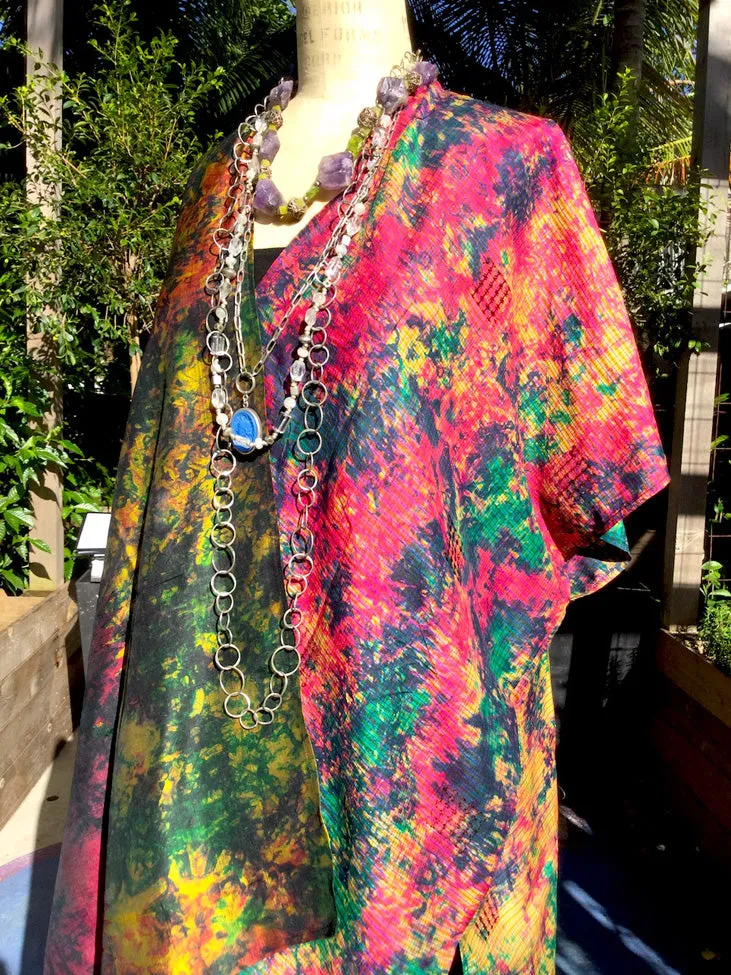 Silk Kimono Jacket Almost Famous Collection - Gauguin