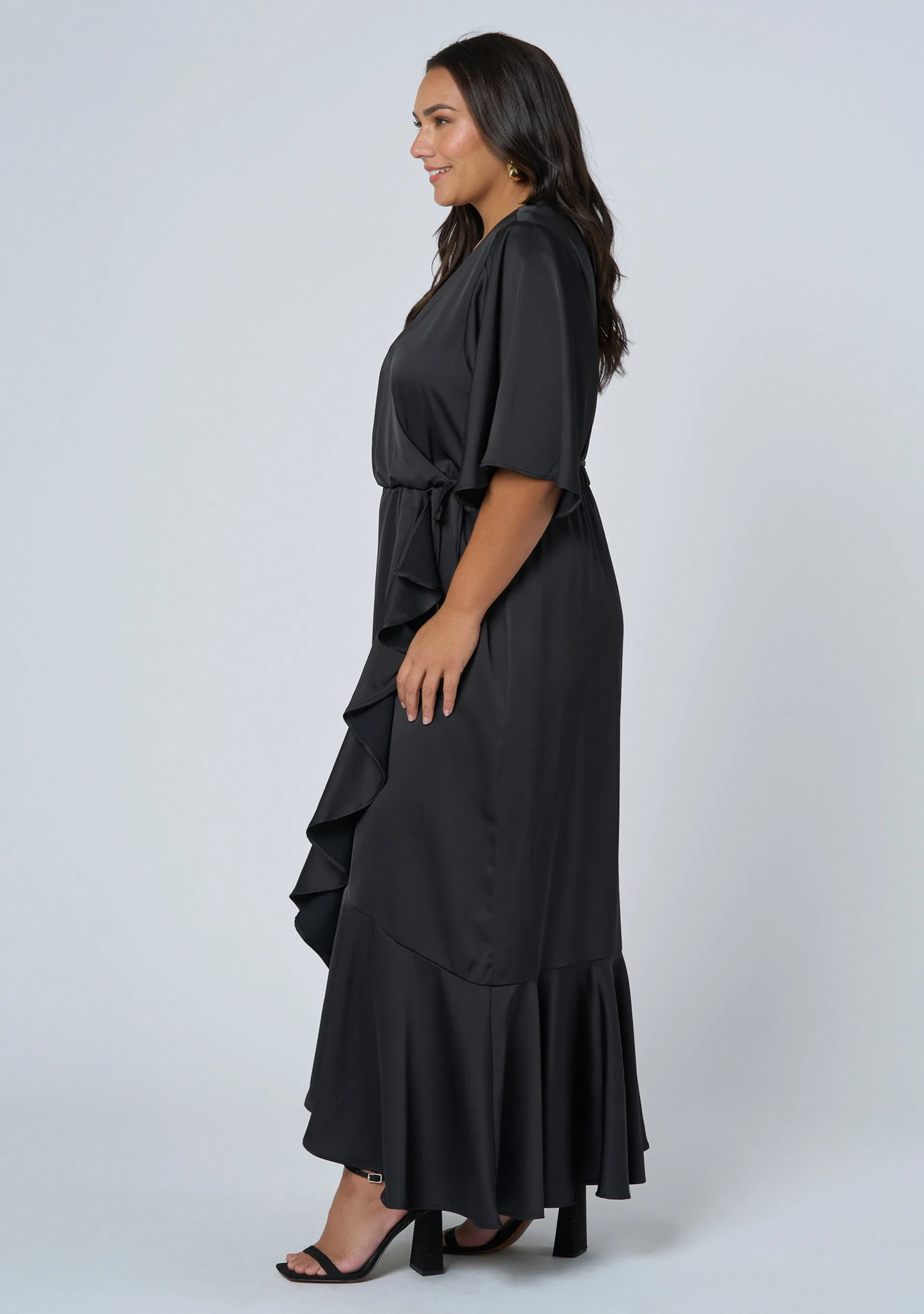 Smouldering Wrap Maxi Dress