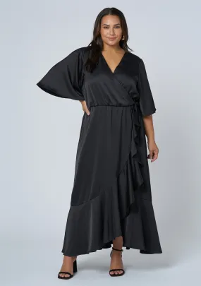 Smouldering Wrap Maxi Dress