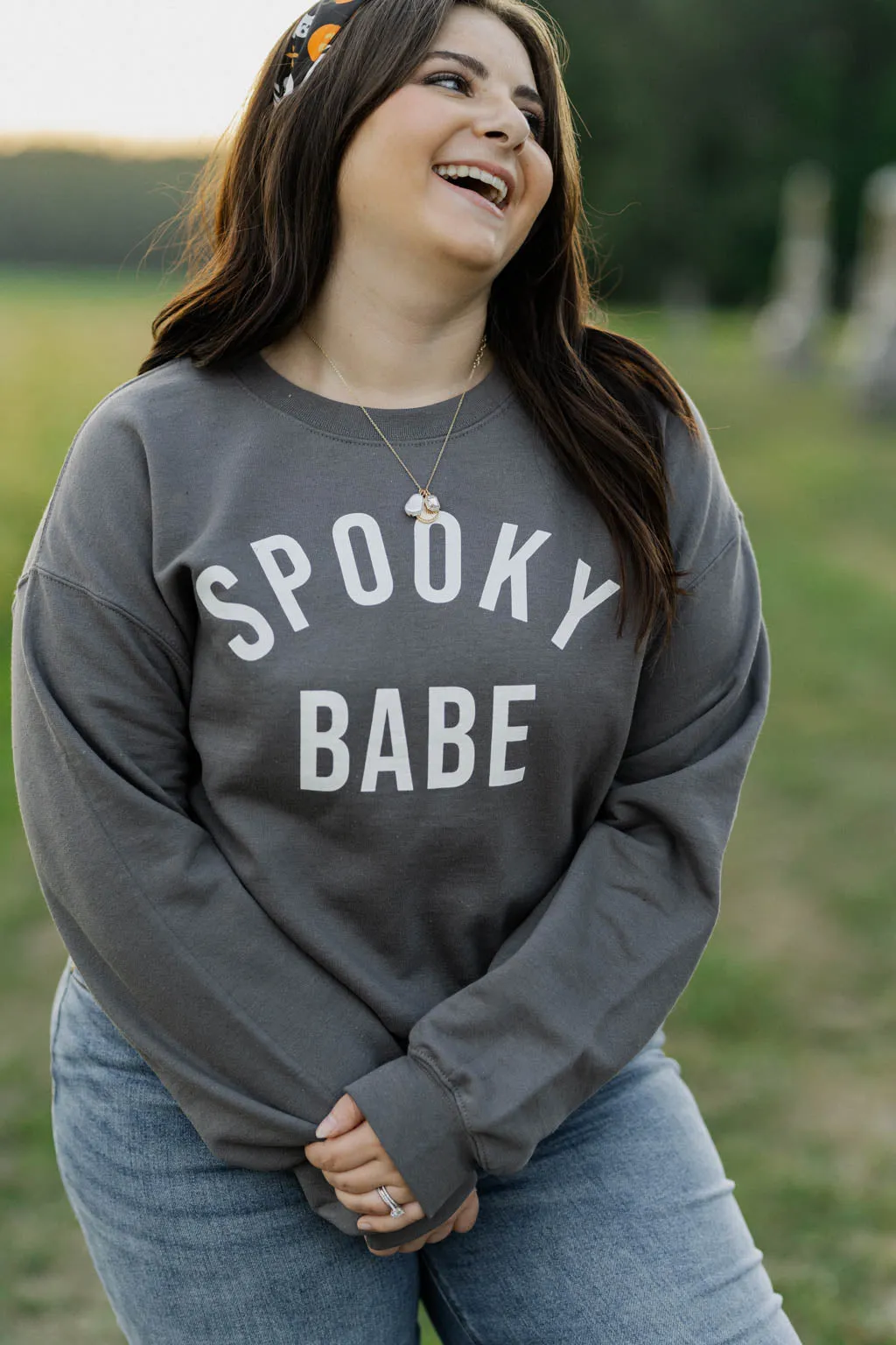 Spooky Babe Graphic Sweatshirt