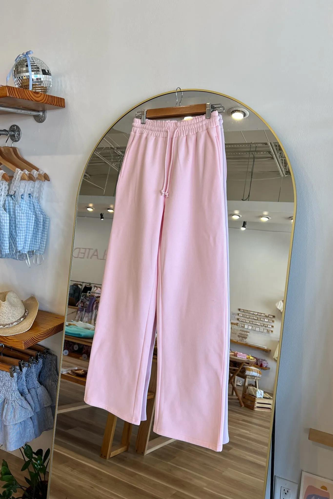 Sunkissed Flared Sweatpants in Pink