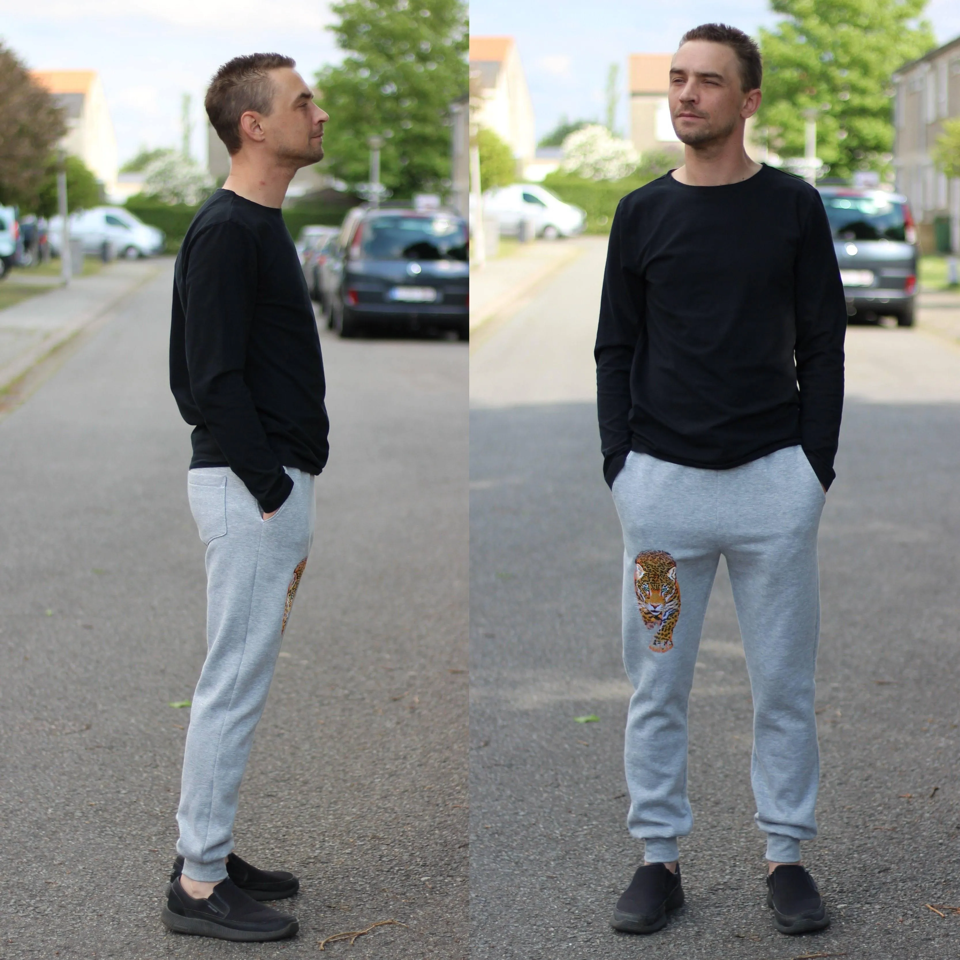 Sweatpants -Printed pattern