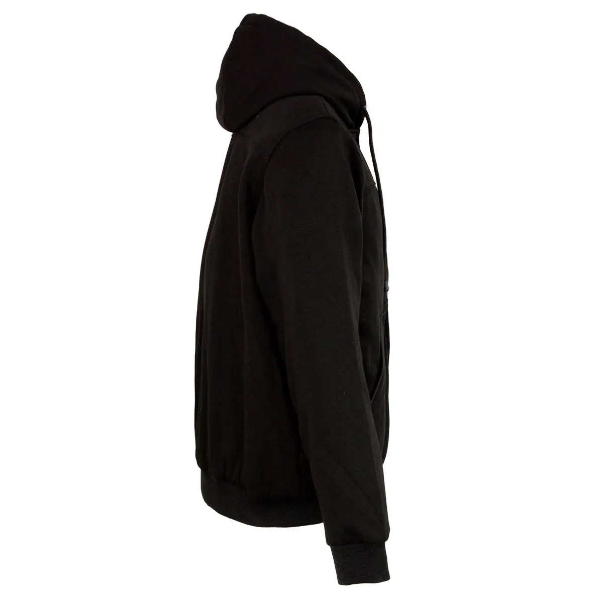 The Bikers Zone BZ2813 Men's Black Ultimate Heated Hoodie with 12V Battery (Included)