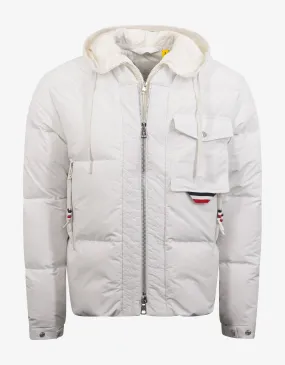 Trient White Nylon Down Jacket