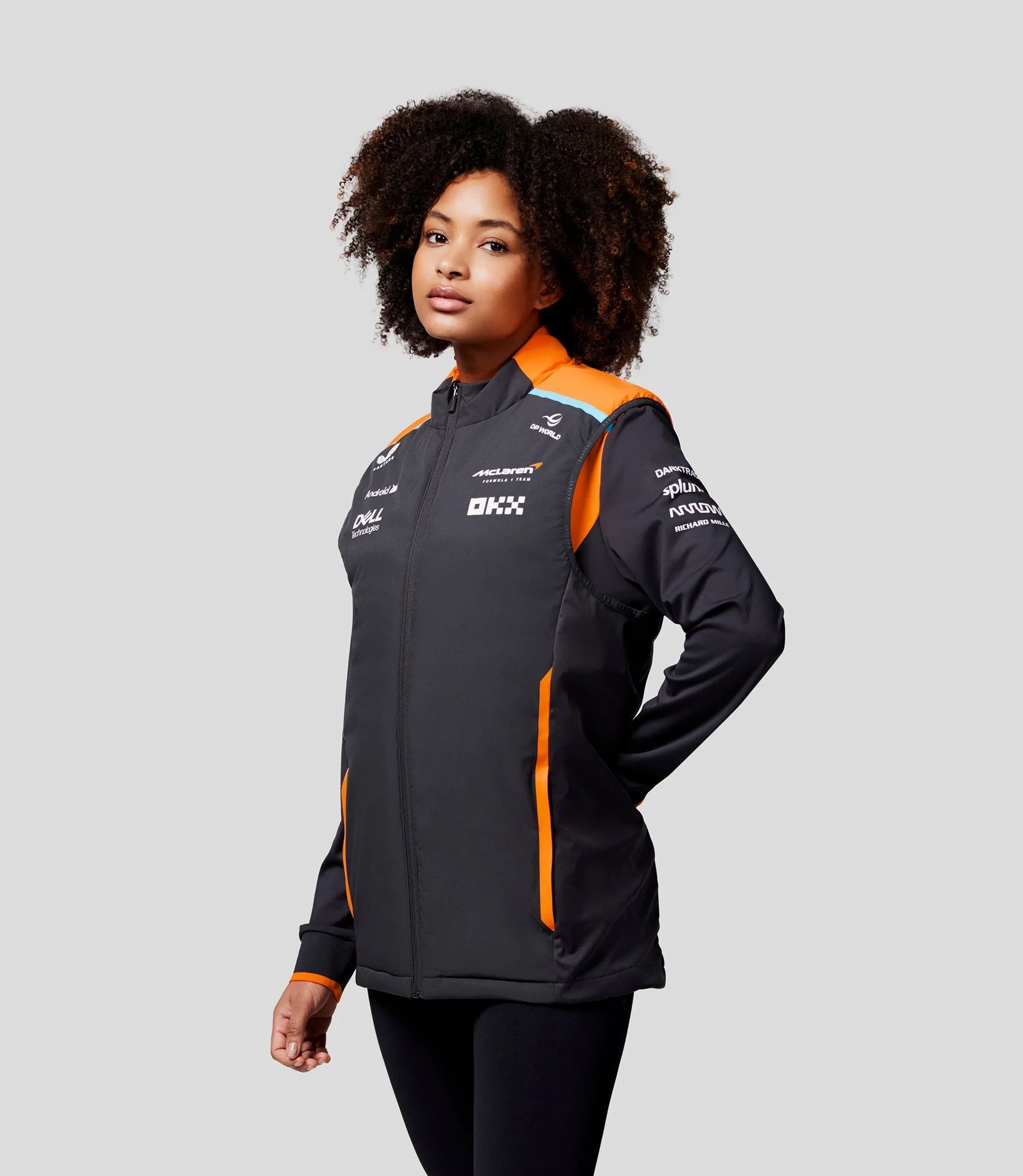 Unisex McLaren Official Teamwear Hybrid Gilet Formula 1