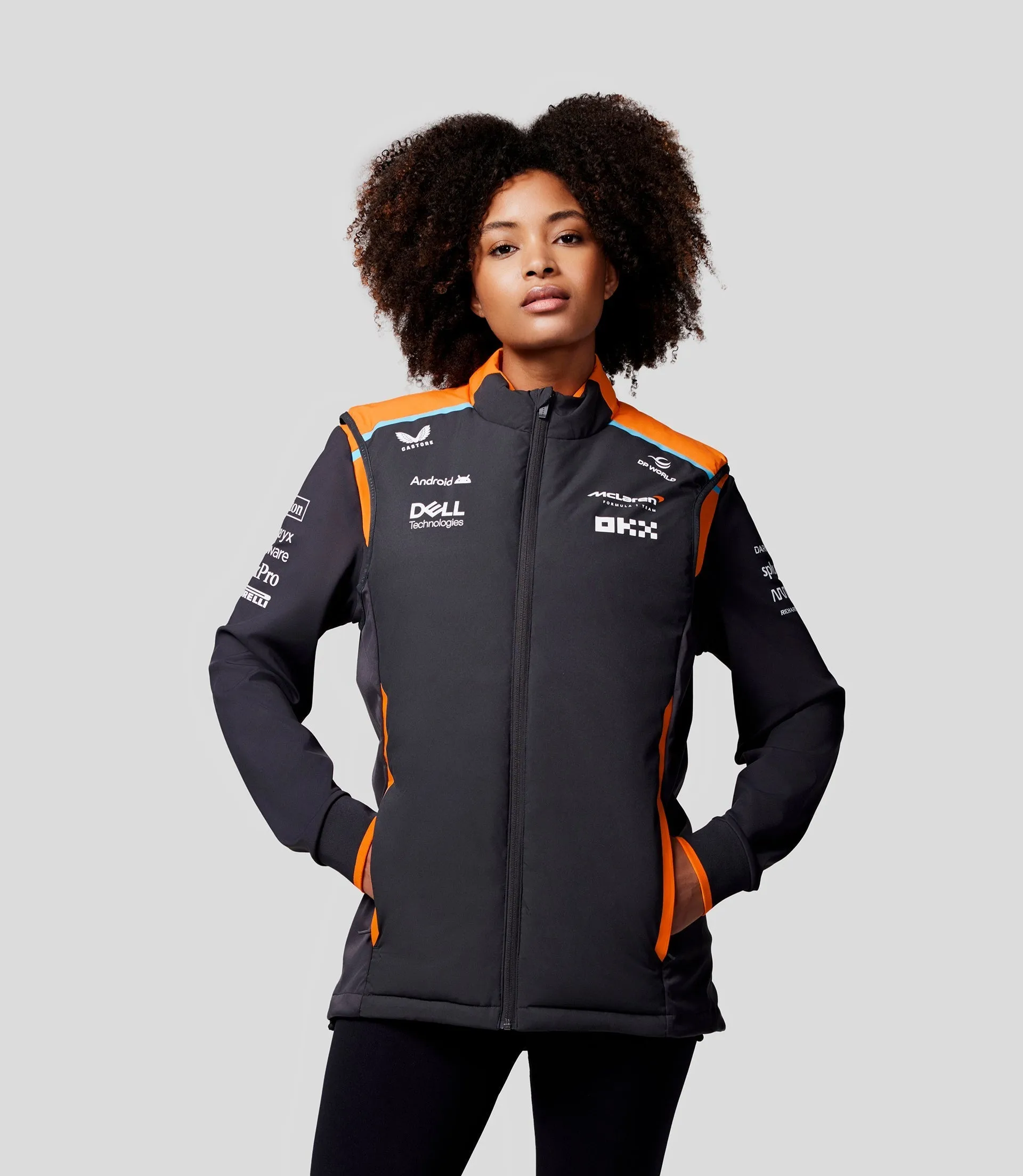 Unisex McLaren Official Teamwear Hybrid Gilet Formula 1