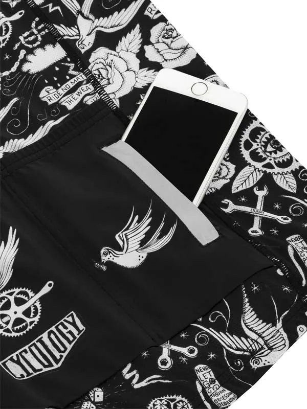 Velo Tattoo Men's Summer Long Sleeve Jersey