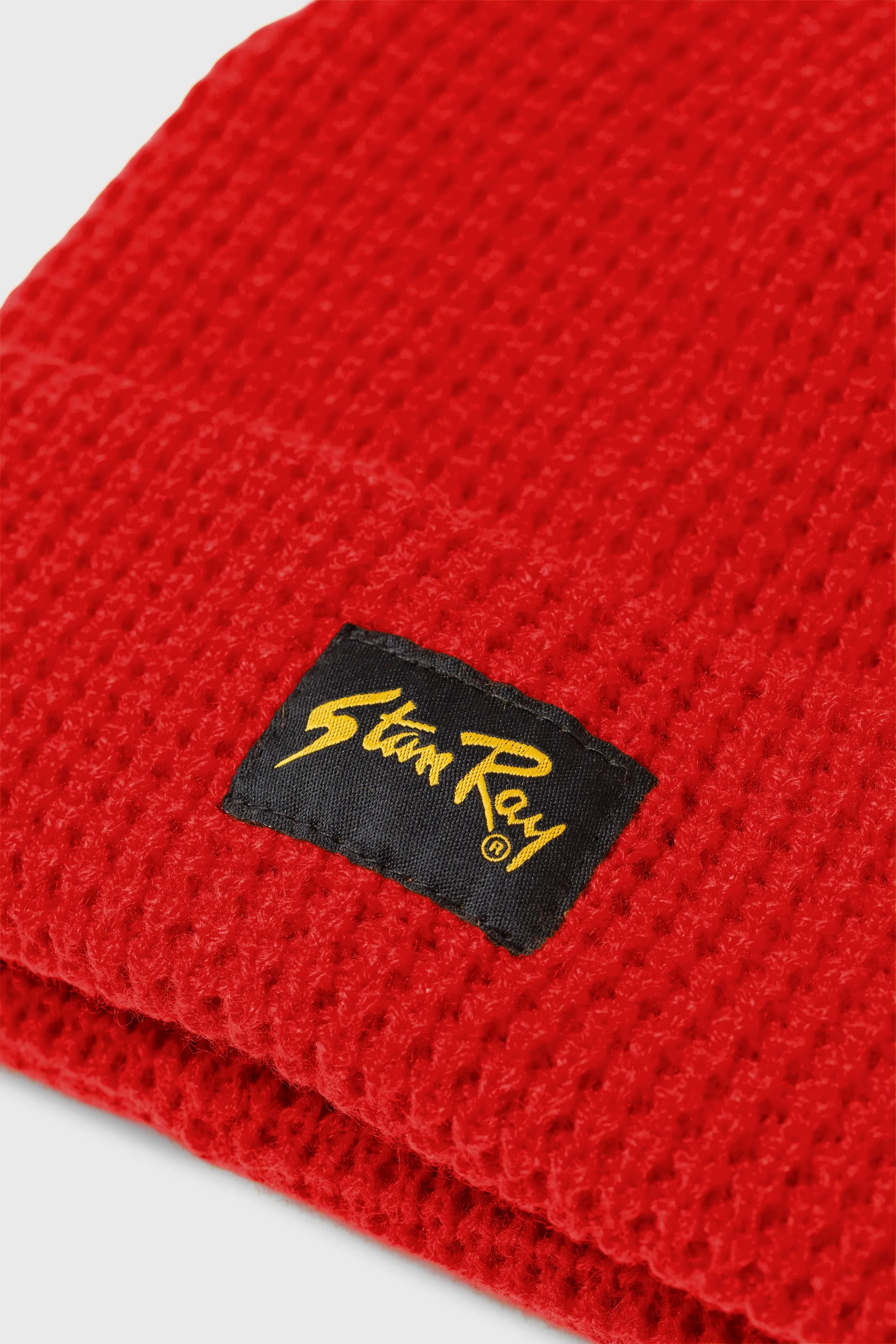 Waffle Beanie (Red)