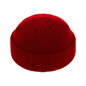 WINE RED FISHERMAN BEANIE