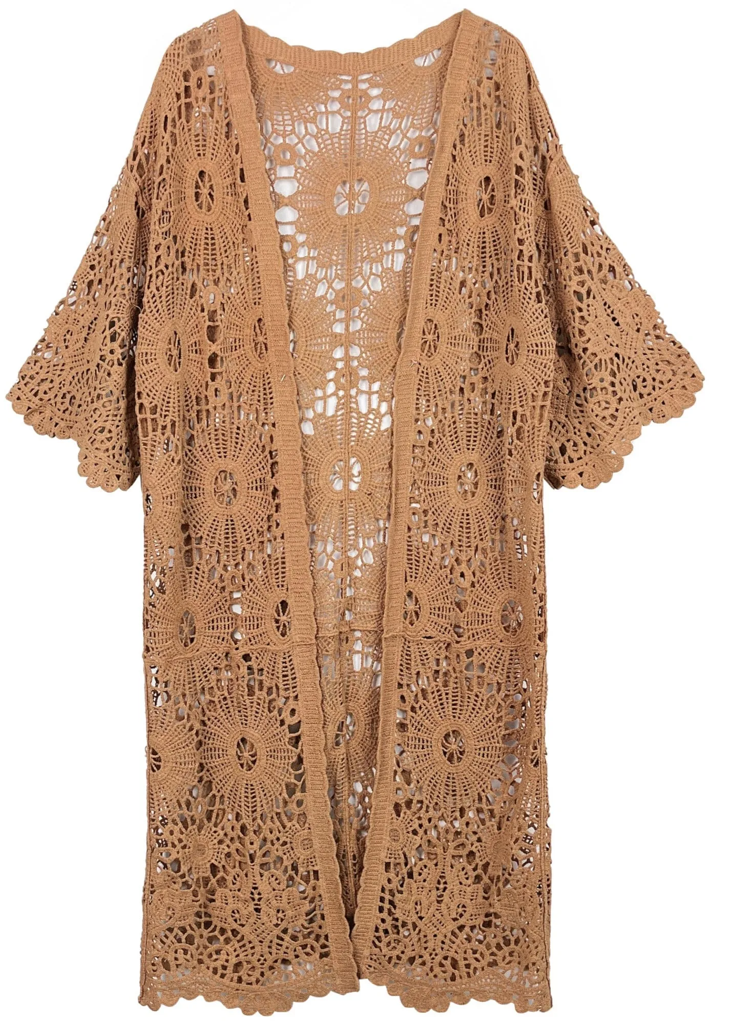 WLC410045 Lily Crochet Kimono