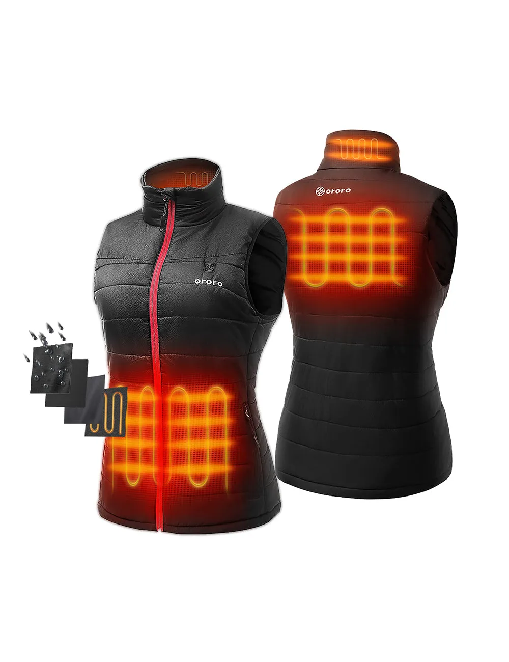 Women's Classic Heated Vest - Black